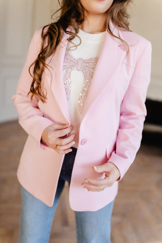 The Perfect Pink Blazer