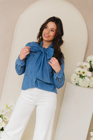 Bow Jeans Shirt