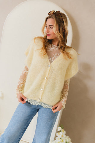 Pastel Yellow Knit