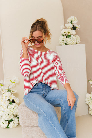 Red Stripes Shirt
