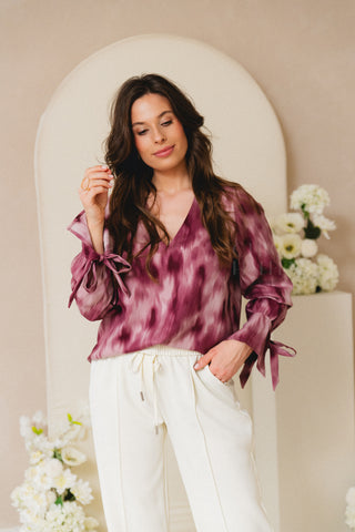 Vintage Blush Blouse