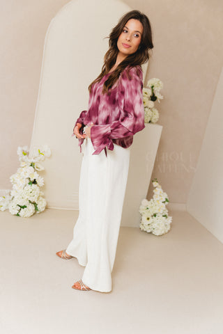 Vintage Blush Blouse