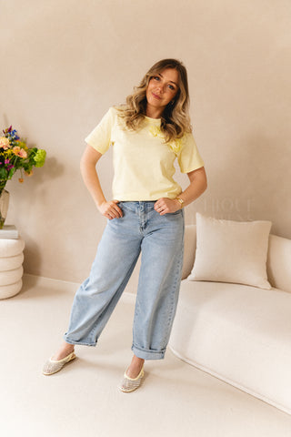 Roses Shirt Yellow
