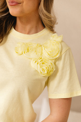 Roses Shirt Yellow