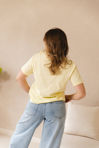 Roses Shirt Yellow