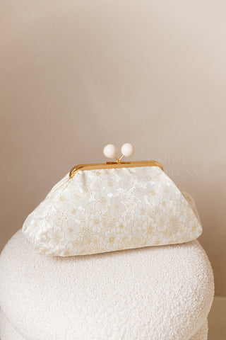 Golden Flower Muse Clutch