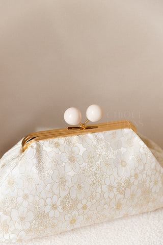 Golden Flower Muse Clutch