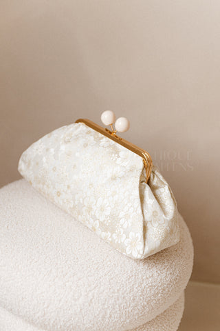 Golden Flower Muse Clutch