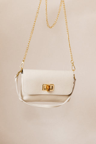 Mini Beige Chain Bag