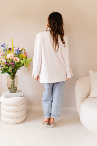 Oversized Blazer Powder Pink