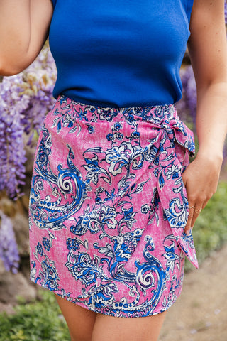 Garden Breeze Wrap Skirt