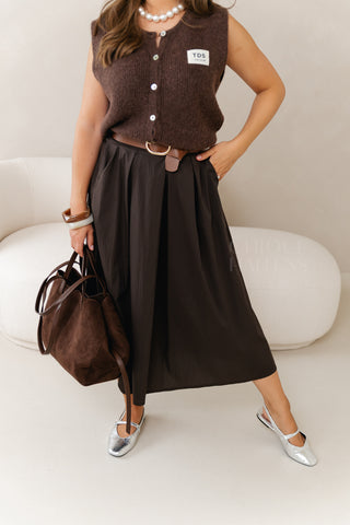 Vivienne Skirt Brown