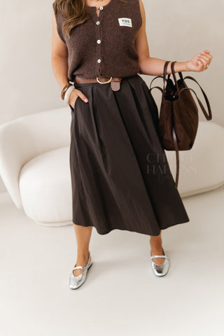 Vivienne Skirt Brown