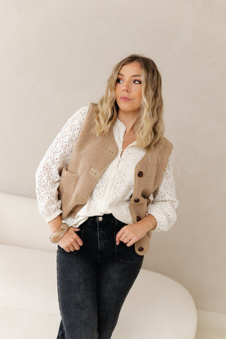 Reversible Layer Vest Camel