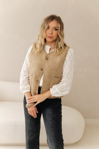 Reversible Layer Vest Camel