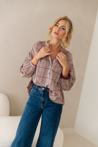 Falling Into Autumn Blouse