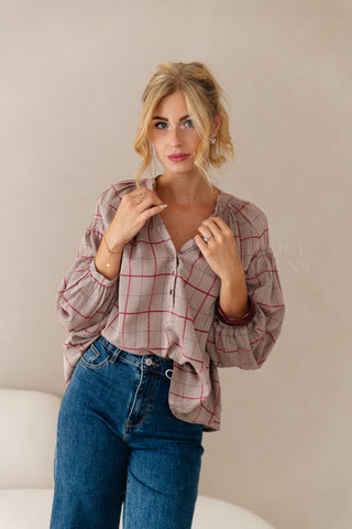 Falling Into Autumn Blouse