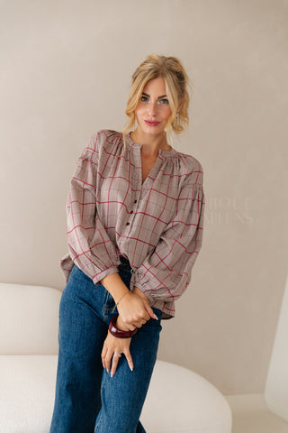 Falling Into Autumn Blouse
