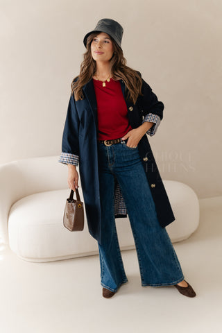 The Parisian Trench Navy
