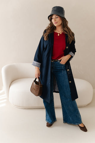 The Parisian Trench Navy
