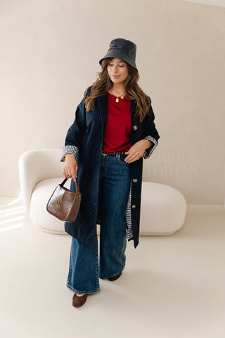 The Parisian Trench Navy