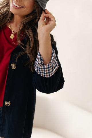 The Parisian Trench Navy