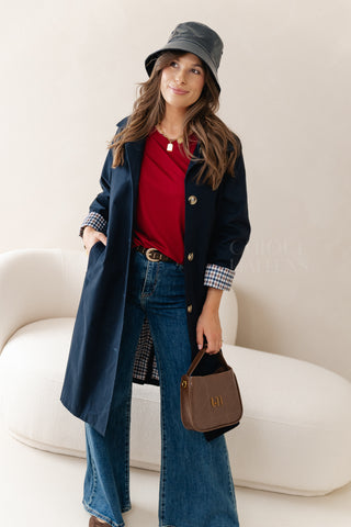 The Parisian Trench Navy