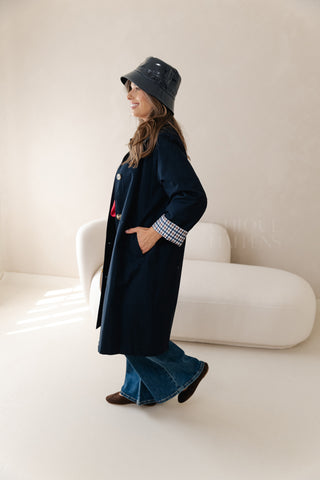 The Parisian Trench Navy