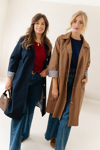 The Parisian Trench Navy