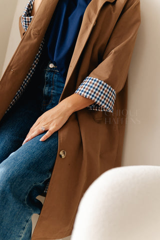 The Parisian Trench Camel