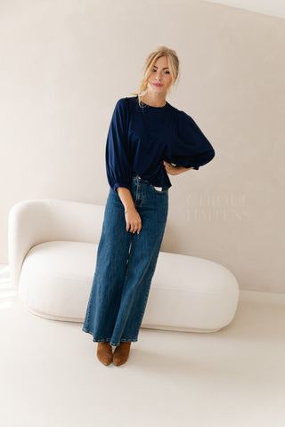 Flow Fit Tee Navy