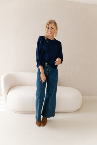 Flow Fit Tee Navy