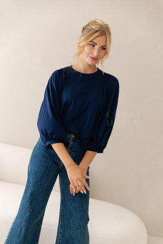 Flow Fit Tee Navy