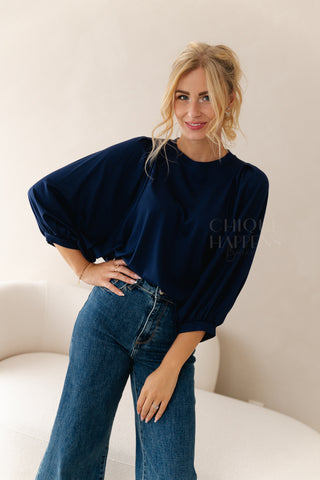 Flow Fit Tee Navy