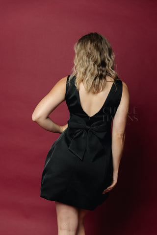 Little Bow Dress Black
