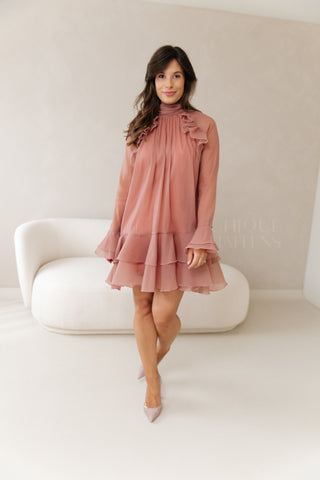 La Fiorella Dress Old Pink