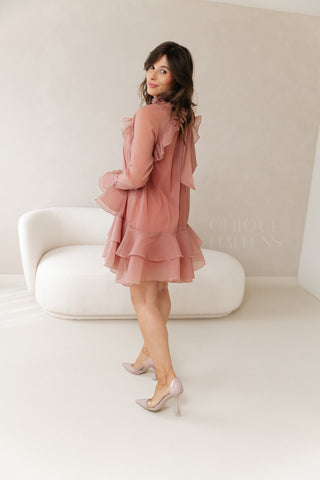 La Fiorella Dress Old Pink