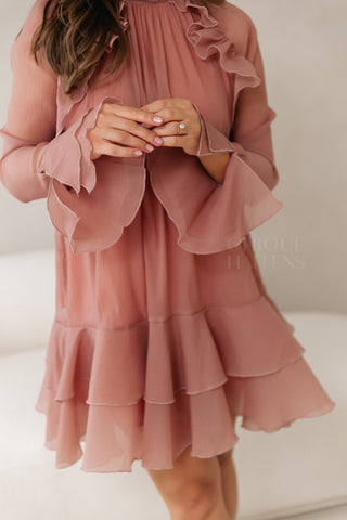 La Fiorella Dress Old Pink