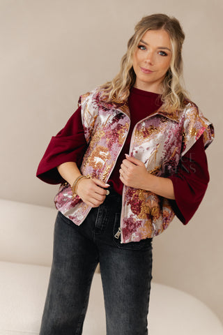 Blush & Gold Vest