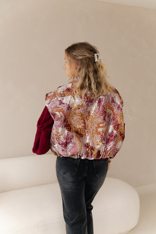 Blush & Gold Vest