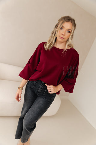 Red Wine Sweater