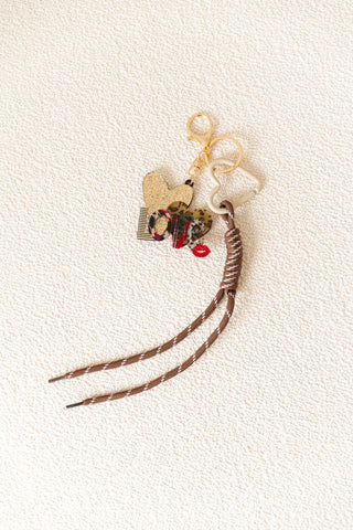Love Key Chain Brown