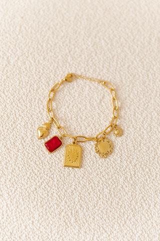 Red Bedels Bracelet