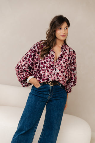 Blush Panter Blouse