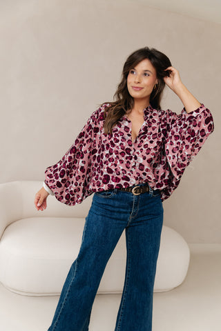 Blush Panter Blouse