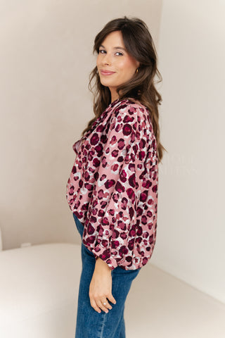 Blush Panter Blouse