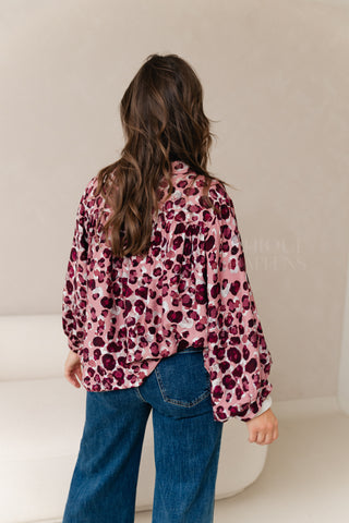 Blush Panter Blouse