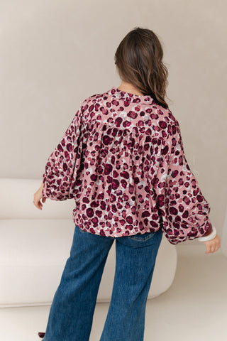 Blush Panter Blouse