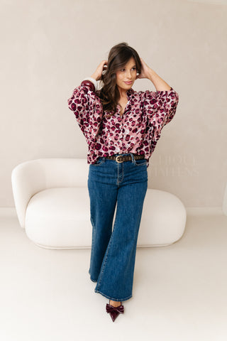 Blush Panter Blouse
