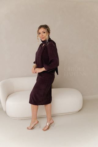 Being Elegant Set Aubergine